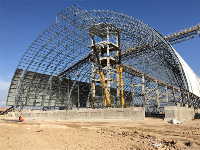 兴安盟煤机油桶翘工程网架