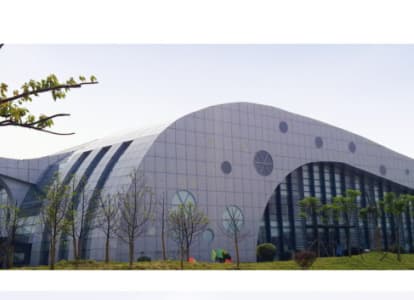 兴安盟会议中心外景网架工程